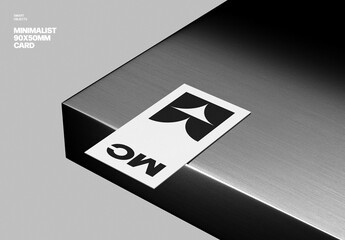 Minimalistic Business Card Mockup