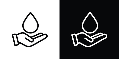 Dermatology tested icon filled flat sign concept for web design.