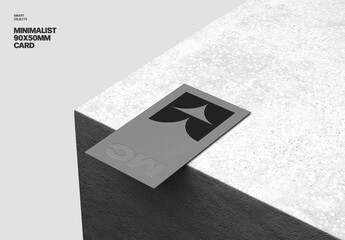 Industrial Business Card Mockup