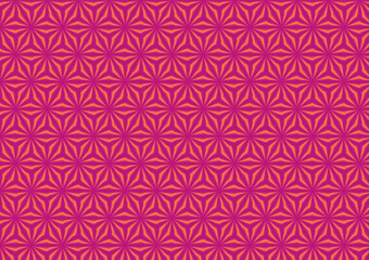 Purple and orange flower for fabric background.