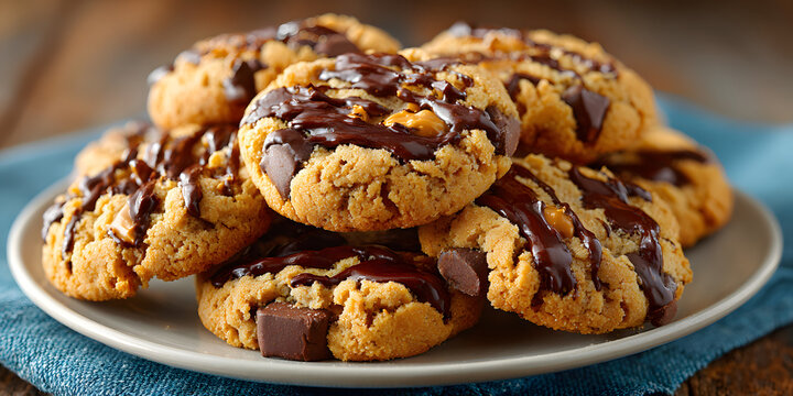 Delicious Peanut Butter and Chocolate Cookies A Sweet Celebration for National Peanut Butter Lovers Day, Christmas, and Thanksgiving