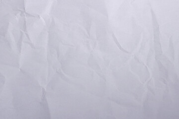 Crumpled White Paper Texture Background

