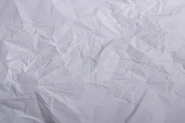Wrinkled White Paper Texture Background

