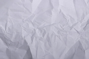 Wrinkled White Paper Texture Background

