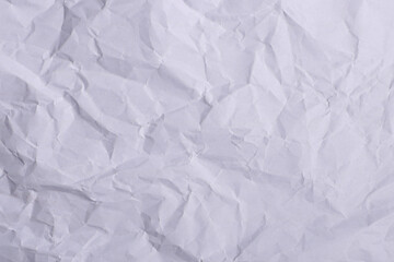 Crumpled White Paper Texture Background

