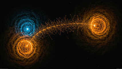 Interstellar Quantum Transfer