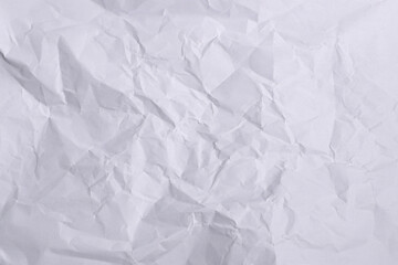 Wrinkled White Paper Texture Background

