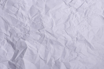 Wrinkled White Paper Texture Background

