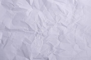 Crumpled White Paper Texture Background

