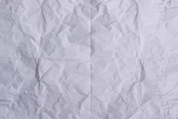 Wrinkled White Paper Texture Background

