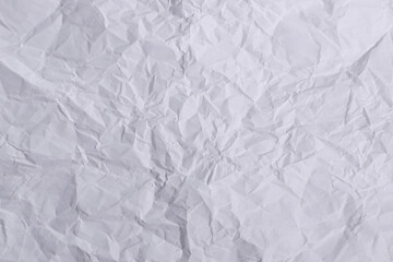 Wrinkled White Paper Texture Background

