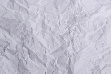 Crumpled White Paper Texture Background

