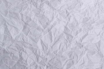 Crumpled White Paper Texture Background

