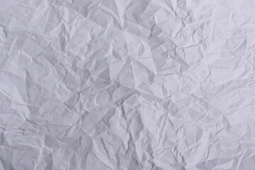 Crumpled White Paper Texture Background

