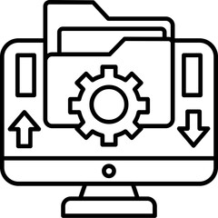 Data Migration Strategy Icon