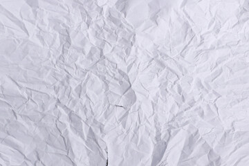 Wrinkled White Paper Texture Background

