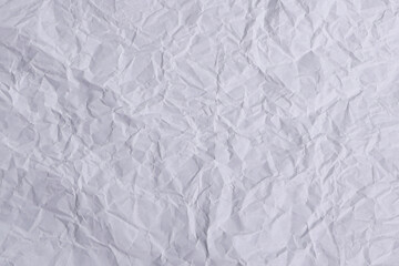 Wrinkled White Paper Texture Background

