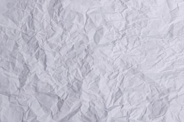 Crumpled White Paper Texture Background

