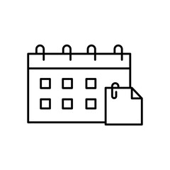 Important Note Reminder Line Icon