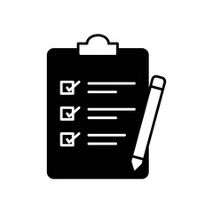 Checklist Task Completion Fill Icon