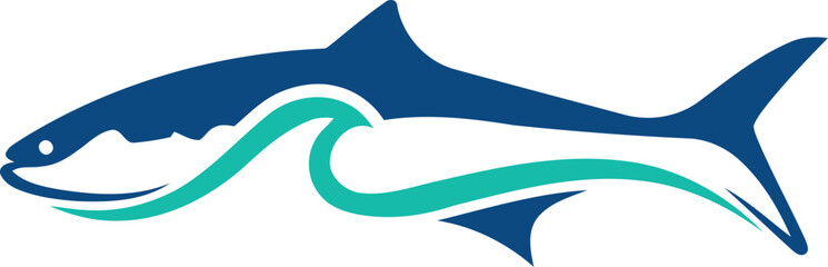 Fishing logo design template illustration. Sport fishing Logo