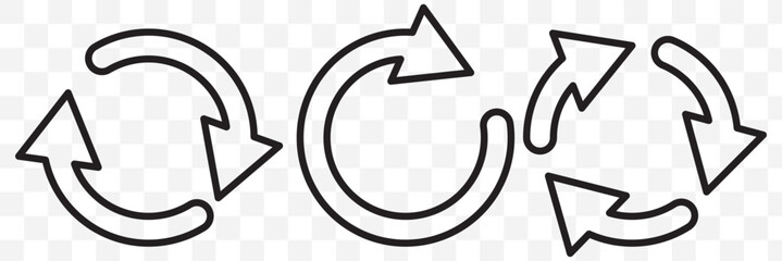 circle arrow icon set. Red circular arrow icon, refresh, reload arrow icon symbol sign. Red Reload vector icon set. repeat vector. restart or reset sign. Repeat cycle symbol. Red rotation arrow. 