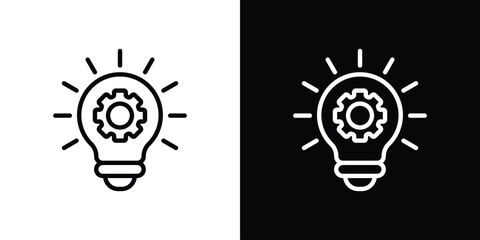 Implementation icon filled flat sign concept for web design.