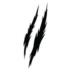 silhouette of a wild animal's claw