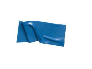 Realistic rubber blue tapes. Alpha channel. Can be used as overlay elements for design projects. 