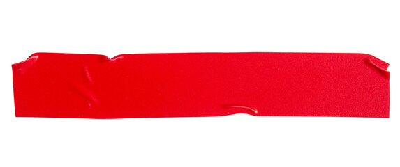 PNG Red adhesive torn tape isolated on transparent background