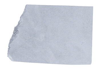 Ripped torn white paper edge on transparent background, paper tear stripes cut out design element