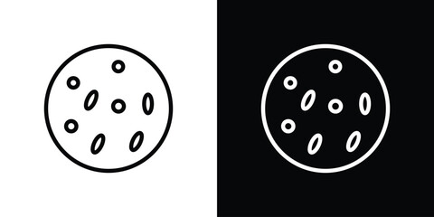 Leukemia icon filled flat sign concept for web design.