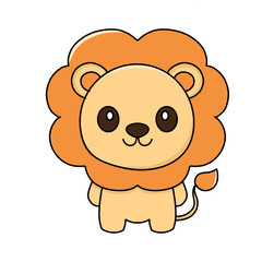 lion cutes charakter wild aninal mammal