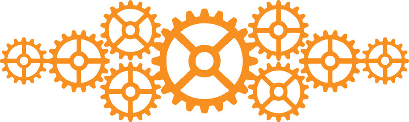 Obraz premium Interlocking Gears Engineering Marvel Machine Concept Teamwork Dynamics Technological Advancement