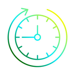Clock time icon