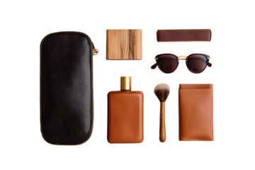 Gift box item of a gents person on transparent background