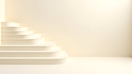 Obraz premium Ivory Horizontal Steps
