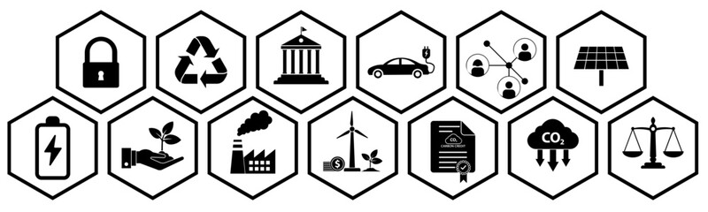 Icons of different Environmental Social Governance concepts