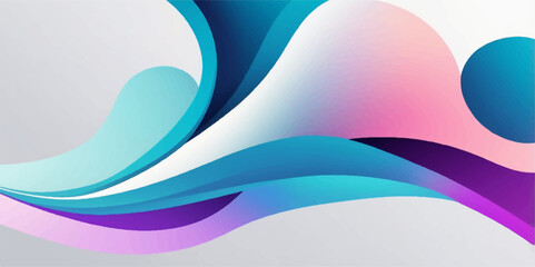 Abstract colourful wave vector illustration with flowing lines, a dynamic and vibrant design for modern backgrounds and creative art
