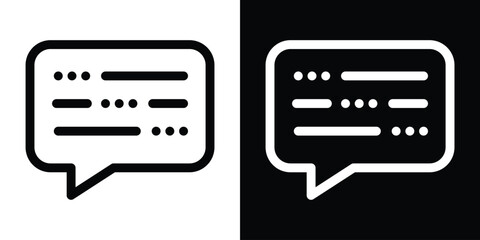 Morse code icon filled flat sign concept for web design. © Recoonde