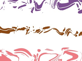 Abstract background with textured purple, brown and pink paint strokes