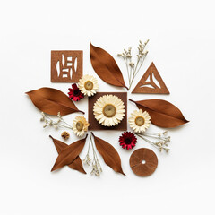 dried flowers of A Geometric Puzzle