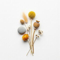 dried flowers of A Study in Spheres II