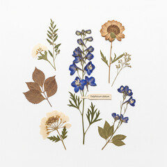 dried flowers of The Botanist's Specimen