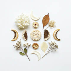 dried flowers of The Moon Phases