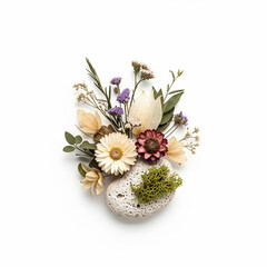 dried flowers of The Floating Island