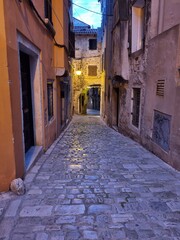 Obraz premium narrow street in Rovinj