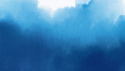 Naklejka premium ombre blue watercolor abstract background