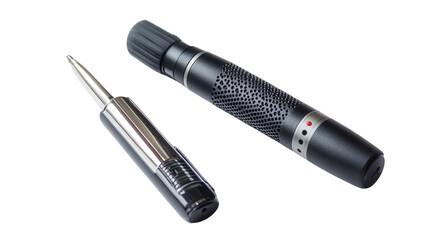 Portable voice recorder for study notes, Transparent background, PNG file