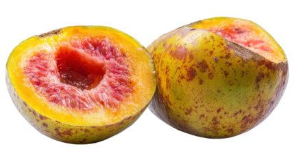 Pouteria caimito fruit from Amazon Transparent background, PNG file